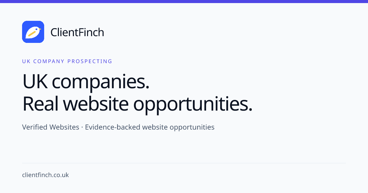 I built a UK SEO prospecting tool — matching companies to the right websites was the hardest part